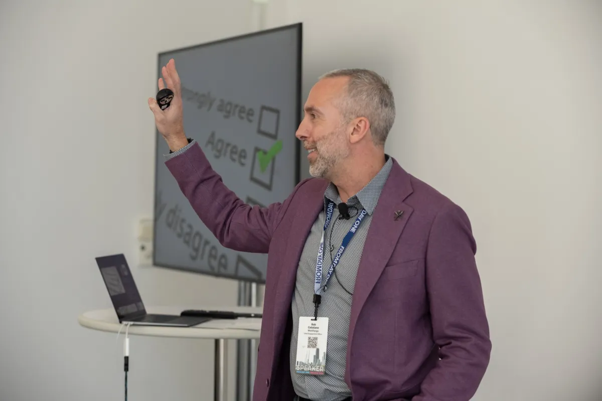 Rob leading a feedback workshop